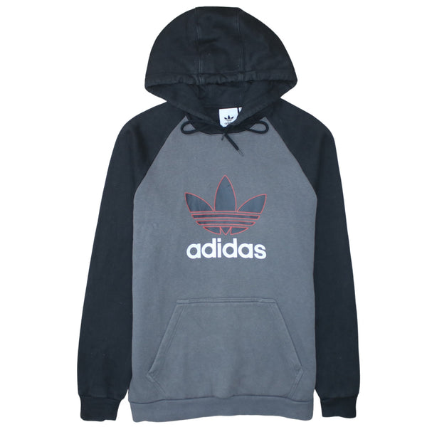 Adidas 90's Spellout Pullover Hoodie Medium Black