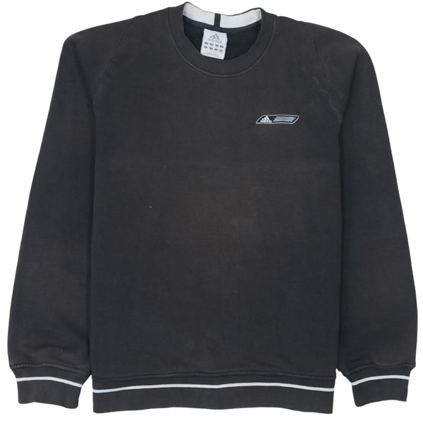 Adidas 90's Lightweight Crew Neck Sweatshirt Small Black