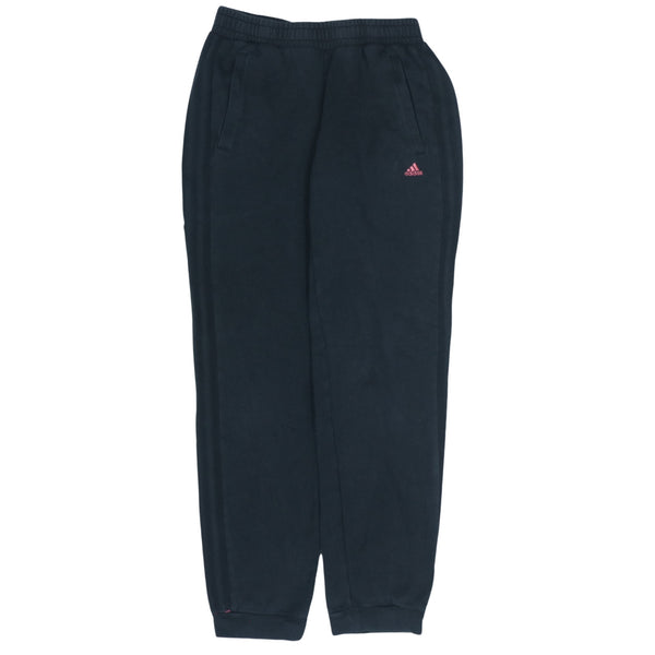 Adidas Black 90's Vintage Joggers XSmall Elastic Waist Drawstrings