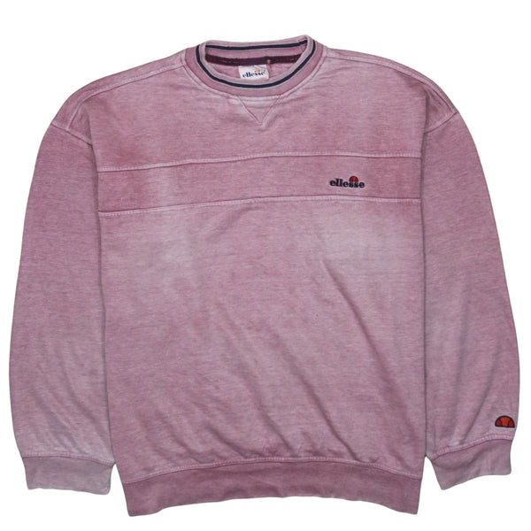 Ellesse 90's Lightweight Crew Neck Sweatshirt XXXLarge  Pink