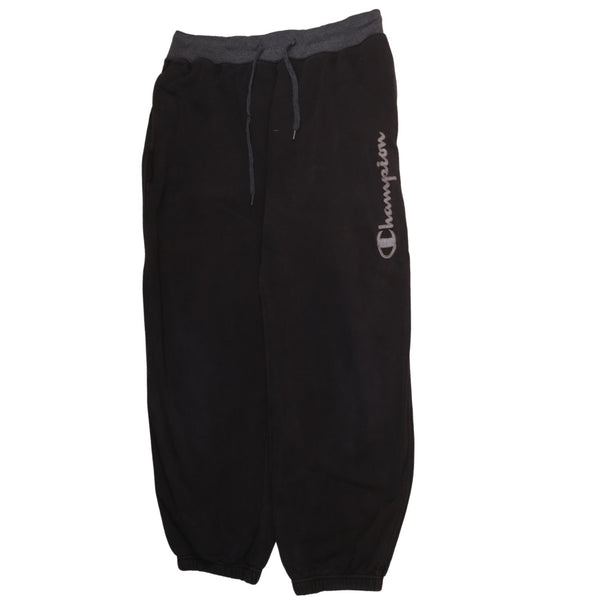 Champion 90's Casual Joggers / Sweatpants 34 Black