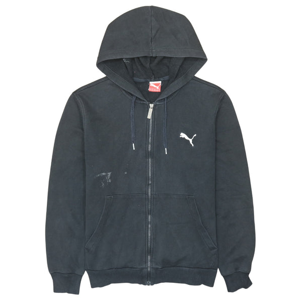 Puma 90's Lightweight Full Zip Up Hoodie Medium Black