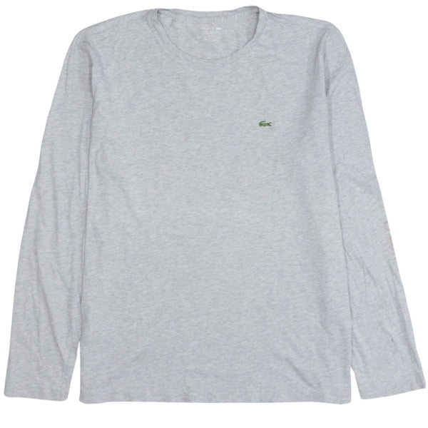 Lacoste 90's Lightweight Crew Neck Sweatshirt XLarge Grey