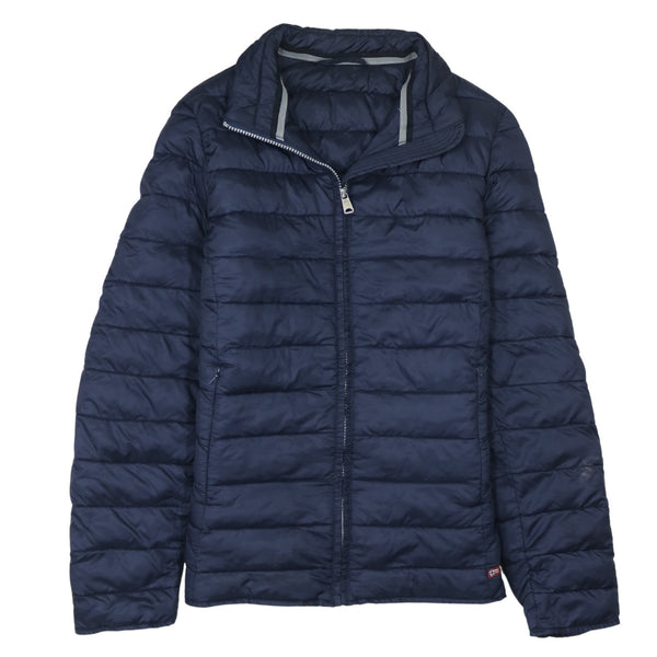 Napapijri 90's Lightweight Full Zip Up Windbreaker XLarge Navy Blue