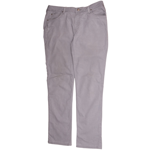 Lee Men's 36 Grey Casual Vintage 90s Pants Trousers High Quality
