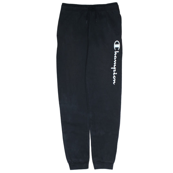 Champion 90's Elasticated Waistband Drawstrings Casual Joggers / Sweatpants XLarge Black