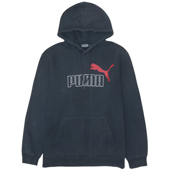 Puma 90's Spellout Pullover Hoodie Medium Black