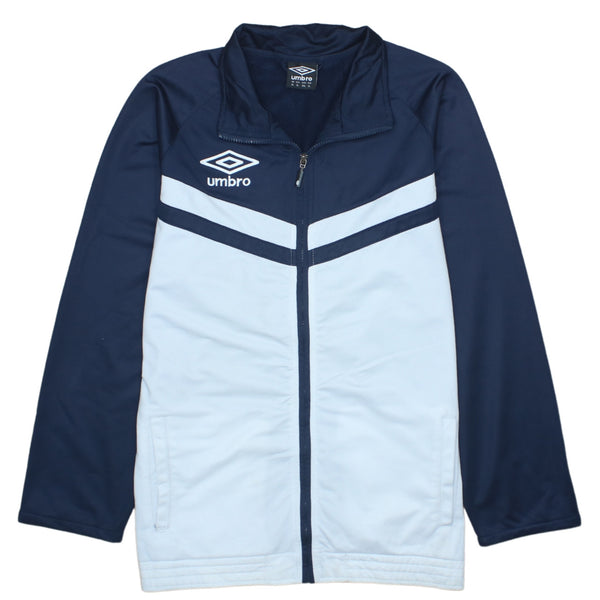 Umbro Men's XLarge 90s Vintage Navy Blue Zip Sweatshirt