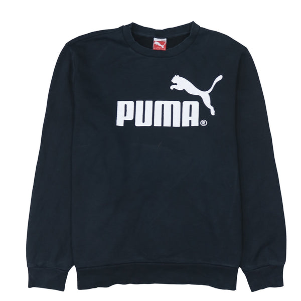 Puma 90's Spellout Crew Neck Sweatshirt XXLarge (2XL) Blue
