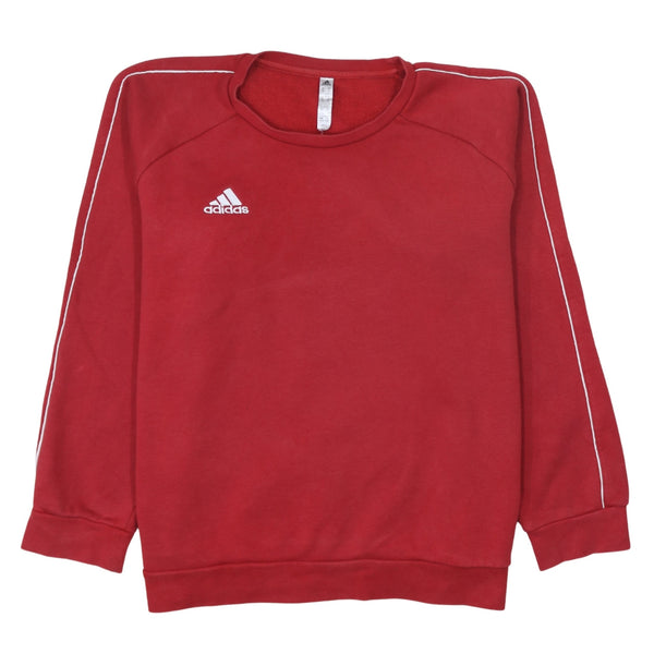 Adidas 90's Lightweight Crew Neck Sweatshirt XLarge Red