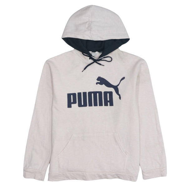 Puma 90's Pink Spellout Pullover Hoodie Women's Medium Vintage Style