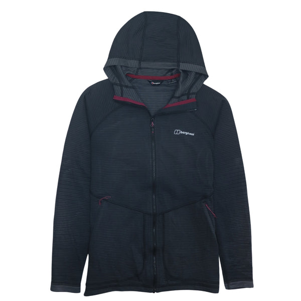 Berghaus 90's Sportswear Full Zip Up Hoodie Large Black