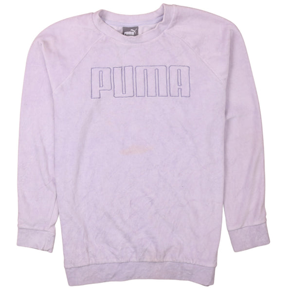 Puma Women's Purple Sweatshirt Small, Cozy Casual Wear