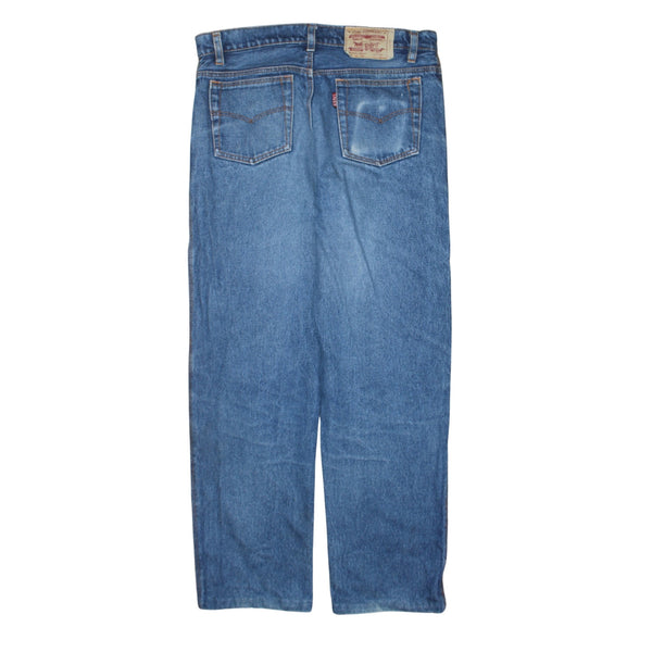 Levi's 90's 512 Straight Leg Baggy Jeans / Pants 32 Blue