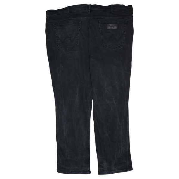 Wrangler 90's Lightwash Straight Leg Baggy Jeans / Pants 46 Black