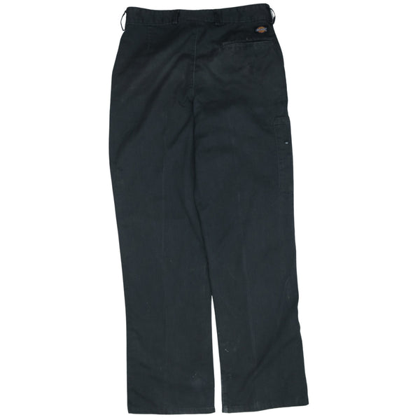 Dickies 90's Straight Leg Baggy Trousers / Pants 32 Black