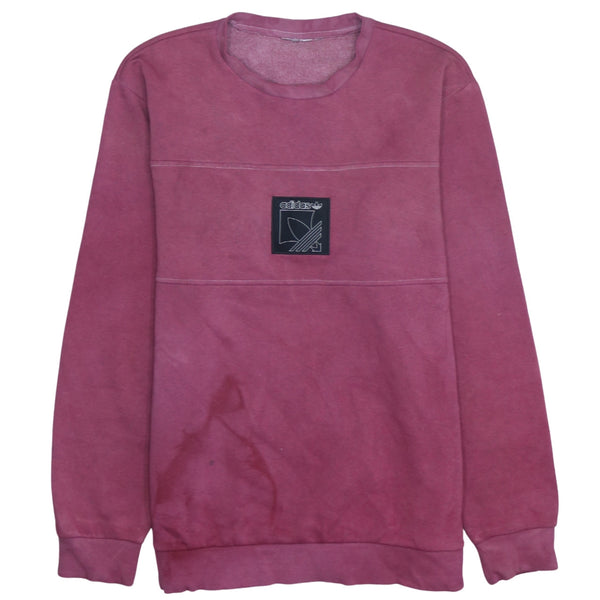 Adidas 90's Heavyweight Crew Neck Sweatshirt Large  Purple
