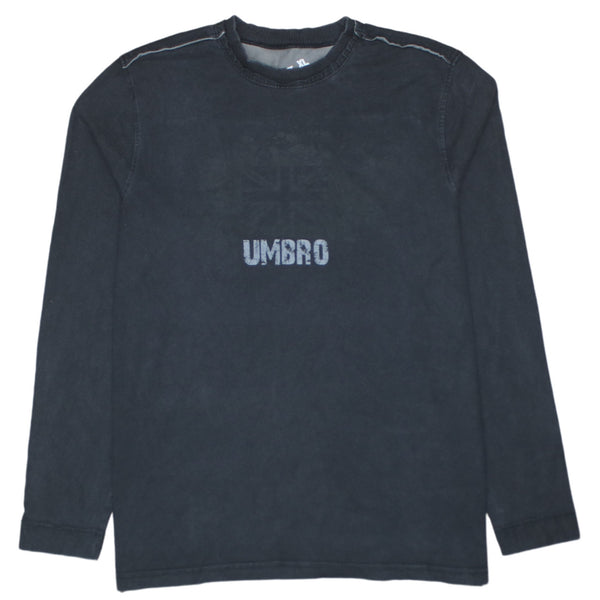 Umbro 90's Lightweight Crew Neck Sweatshirt Medium  Black