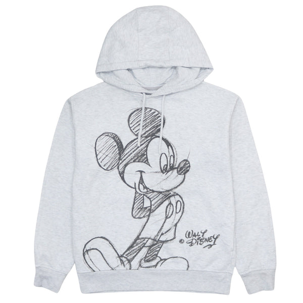 Vintage Disney 90's Mickey Mouse Grey Pullover Hoodie XSmall Women