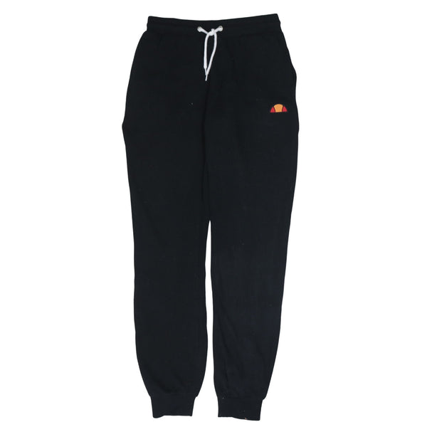 Ellesse 90's Rib Cuff Casual Joggers / Sweatpants 28 Black