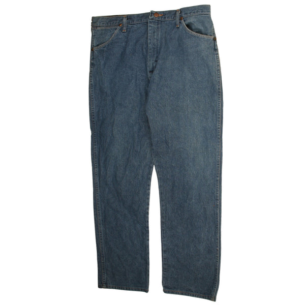 Wrangler 90's Straight Leg Baggy Trousers / Pants 38 Blue