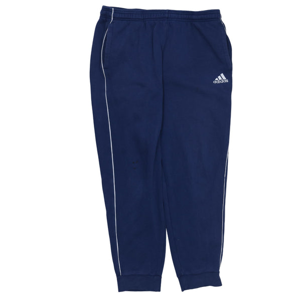 Adidas 90's Elasticated Waistband Drawstrings Casual Joggers / Sweatpants XLarge Navy Blue