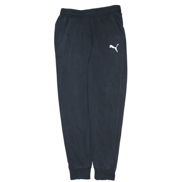 Puma 90's Elasticated Waistband Drawstrings Casual Joggers / Sweatpants Medium Black