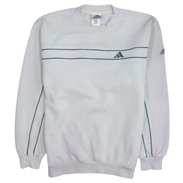 Adidas 90's Lightweight Beige Cream Crew Neck Sweatshirt Men’s Small