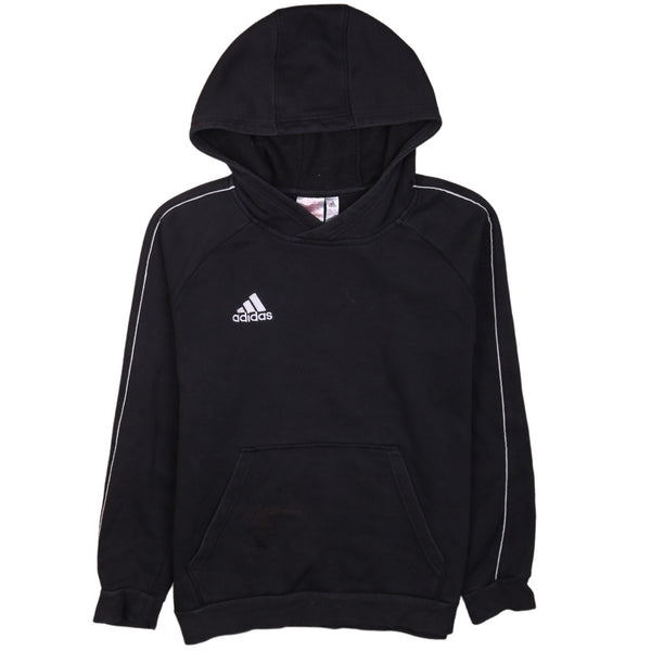Adidas 90's Retro Black Hoodie Women's L Pull Over True to Size