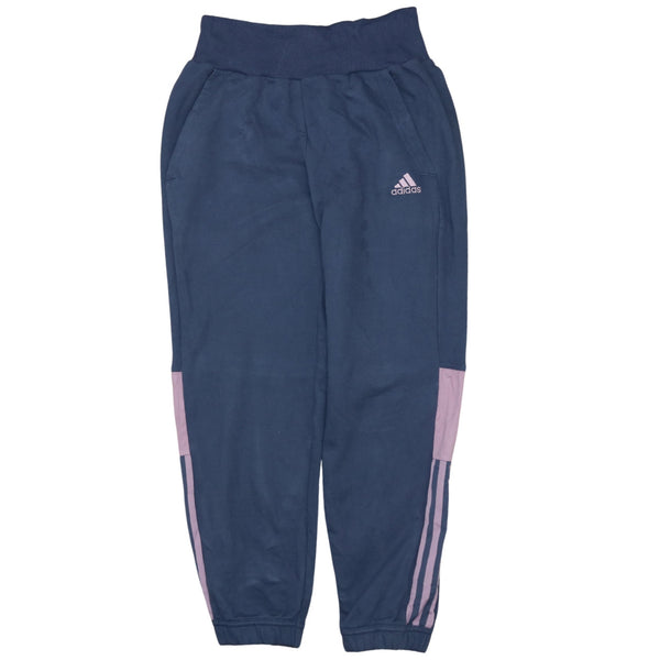 Adidas 90's Vintage Navy Blue Tracksuit Joggers Sweatpants Small
