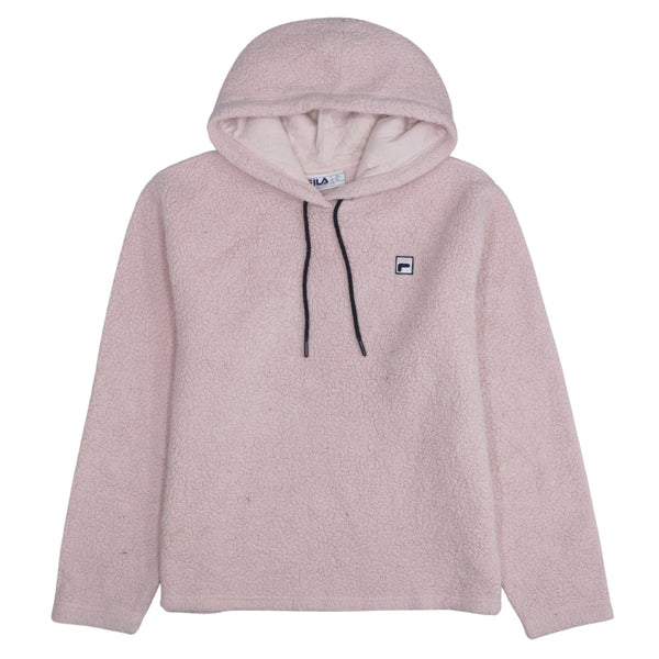 Fila 90's Hiking Warm Pullover Fleece Jumper XLarge Pink