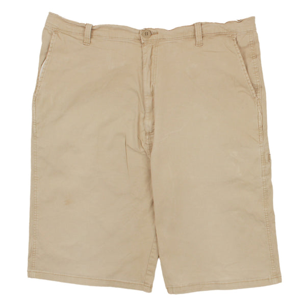 Vintage Wrangler 90s Men's Baggy Chino Shorts 38 Tan Brown Retro
