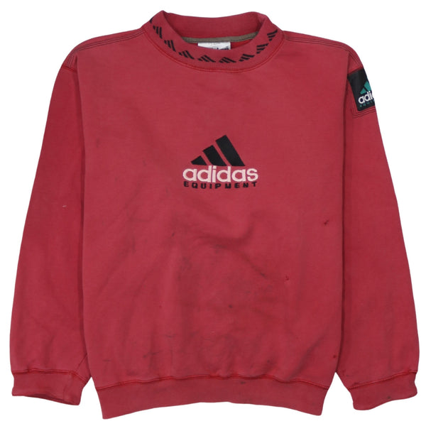 Adidas 90's Equipment Crew Neck Sweatshirt Large  Red