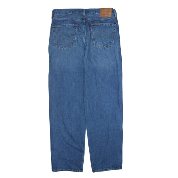 Levi's 90's Lightwash Straight Leg Baggy Jeans / Pants 33 Blue