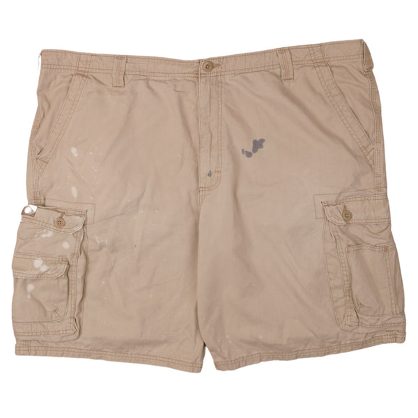 Vintage 90's Lee Men's Cargo Pocket Shorts Size 44 Beige Cream