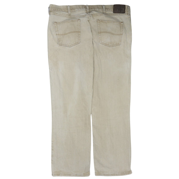 Lee Men's 90s Straight Leg Baggy Trousers Pants 40 Beige Cream