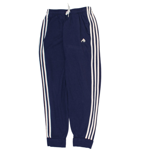 Adidas Vintage 90's Women's Large Navy Blue Elasticated Joggers