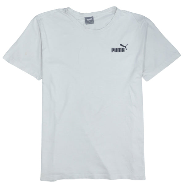 Puma 90's Short Sleeves Crew Neck T Shirt Large White