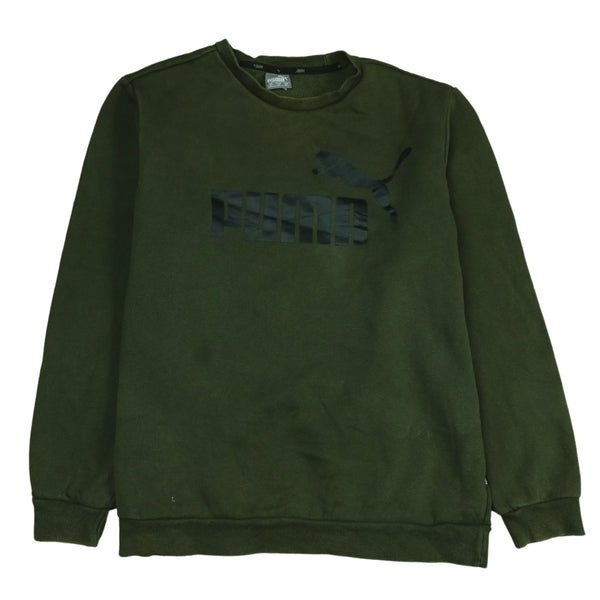 Puma Women's Green XL Sweatshirt, Casual Wear, Vintage Style