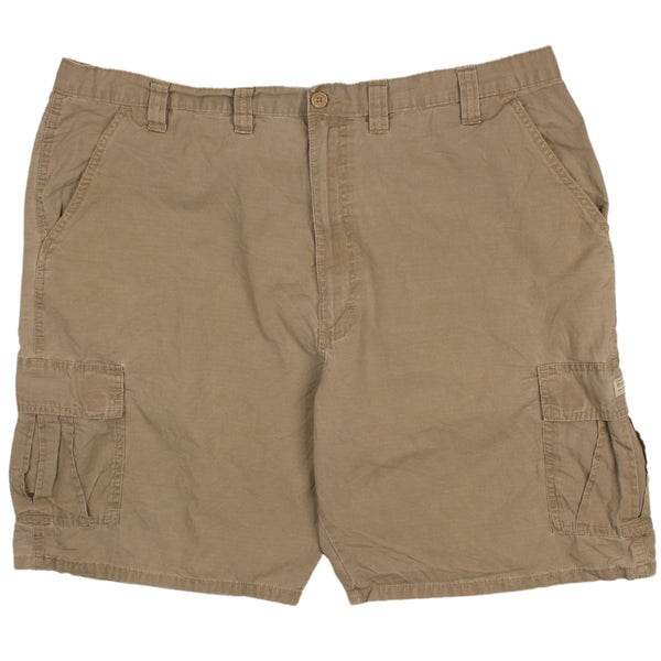 Wrangler Men's Vintage 90's Grey Cargo Shorts Size 44, Pockets, 24" Leg