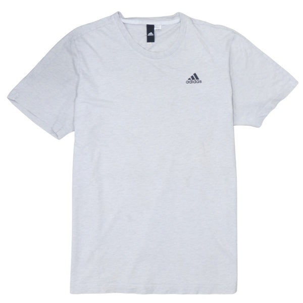 Adidas 90's Short Sleeves Crew Neck T Shirt Medium  Grey
