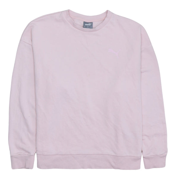 Puma 90s Crew Neck Sweatshirt Medium Pink Vintage Style Men’s Wear