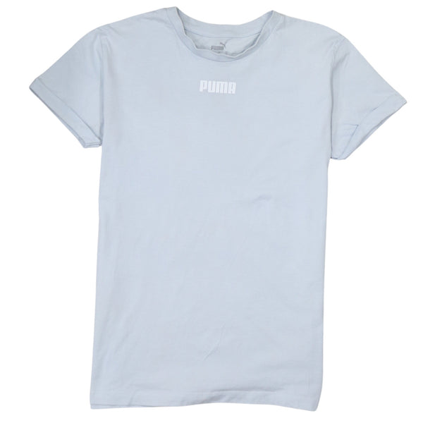 Puma 90's Short Sleeves Crew Neck T Shirt XSmall Blue