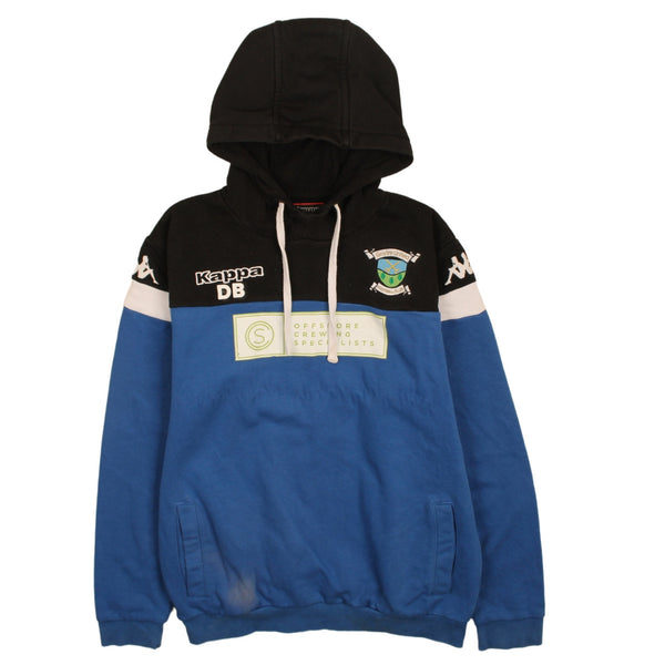 Vintage Kappa 90's Black Sportswear Pullover Hoodie Men M