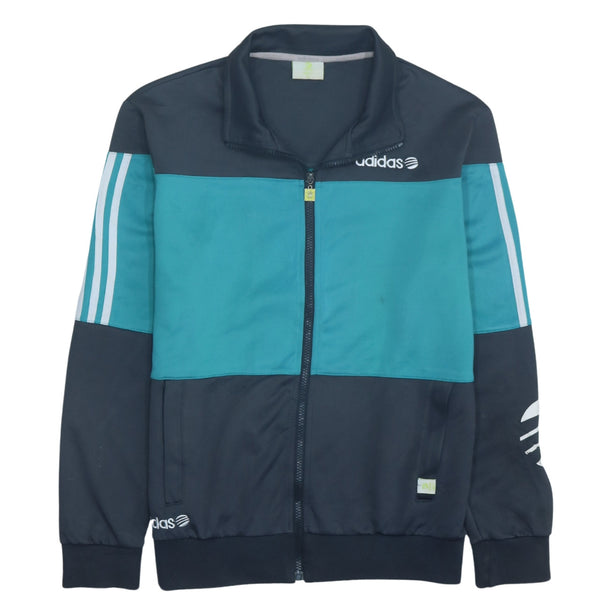 Adidas Vintage 90's XLarge Blue Heavyweight Full Zip Sweatshirt