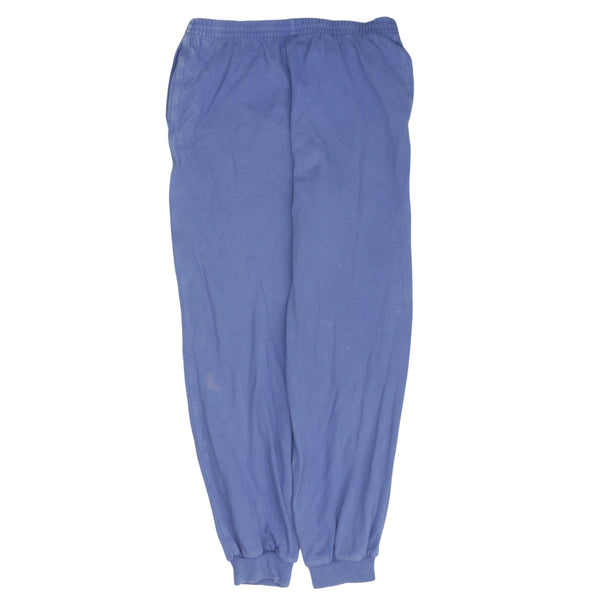 Lacoste 90's Blue Elasticated Waist Joggers Sweatpants Size 36 Men's