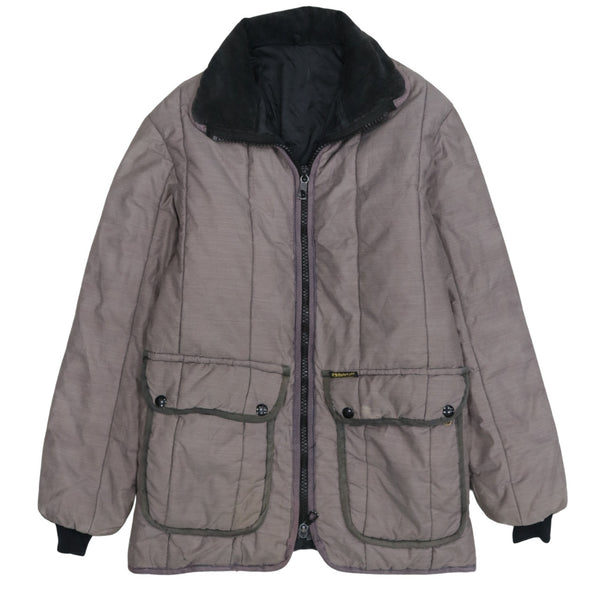 Belstaff 90's Plain Full Zip Up Windbreaker Small  Grey