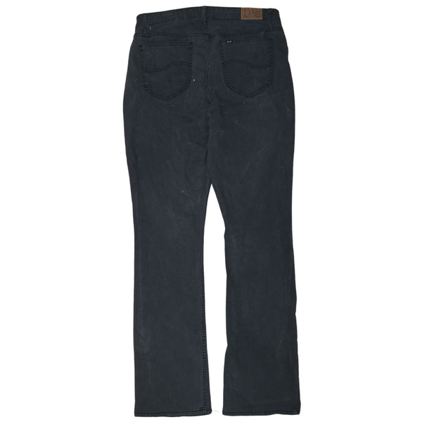 Lee Vintage Women's Lightwash Black Casual Pants Size 34 Hipster