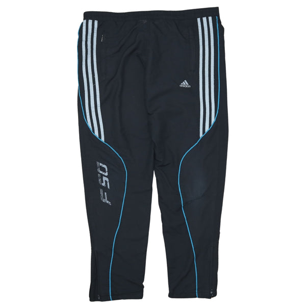 Adidas Vintage 90's Casual Black Trousers Medium Mens Polyester Pants