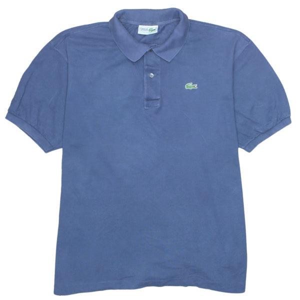 Vintage Lacoste 90's Blue Polo Shirt XXLarge Short Sleeves